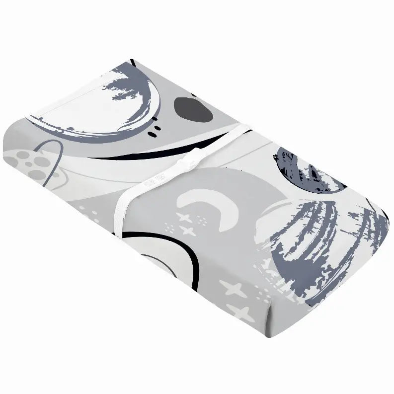Change Pad Cover With Slits For Straps Percale Kushies