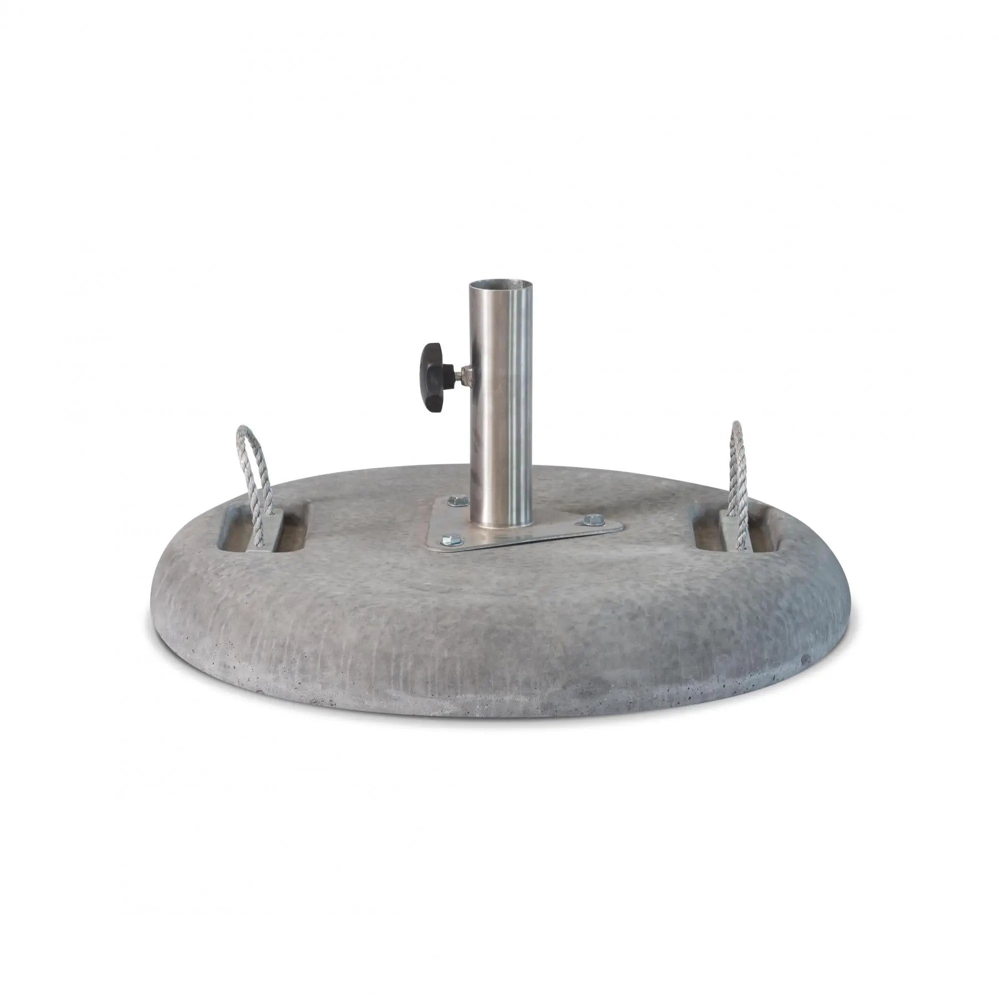 Charcoal Market Umbrella Concrete Mounted Umbrella Base Homeroots Outdoor
