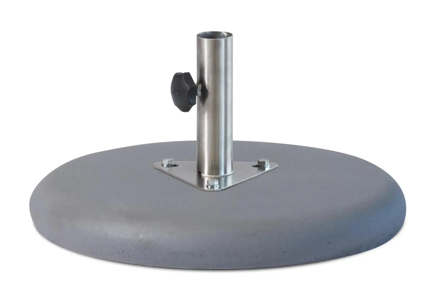 Charcoal Market Umbrella Concrete Mounted Umbrella Base Homeroots Outdoor
