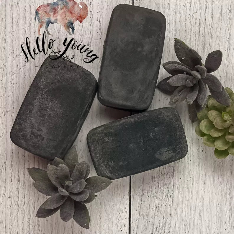 Charcoal & Tea Tree Facail Bar Hello Young Soapery