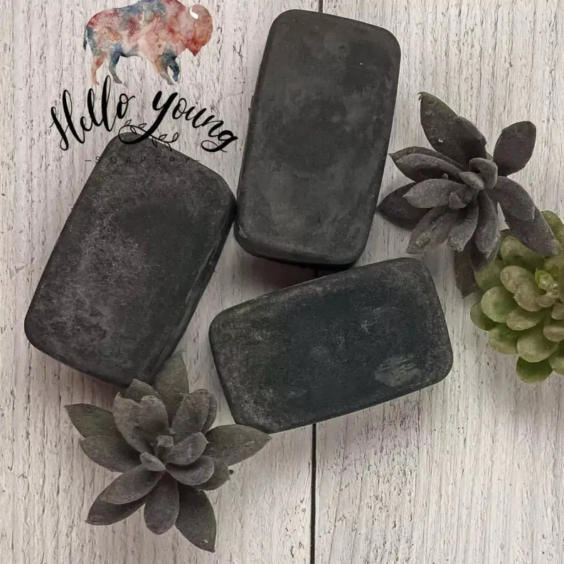 Charcoal & Tea Tree Facail Bar Hello Young Soapery