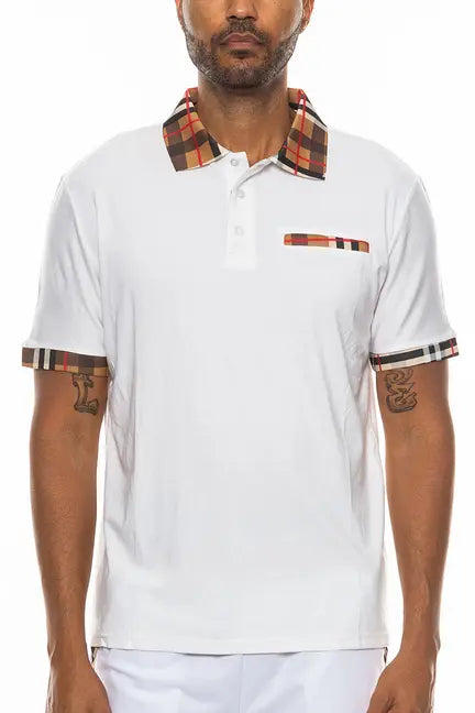 Checkered Detail Polo WEIV