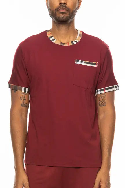Checkered Detail TShirt WEIV
