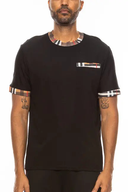 Checkered Detail TShirt WEIV