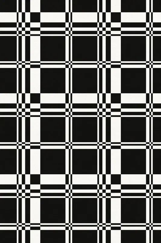 Checkmate' Plaid Non-Slip Indoor/Outdoor Rug SBC-LTD
