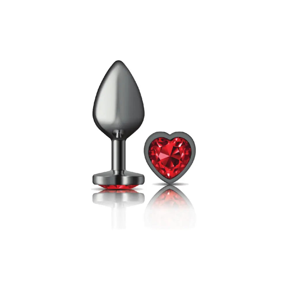 Cheeky Charms - Gunmetal Metal Butt Plug Viben