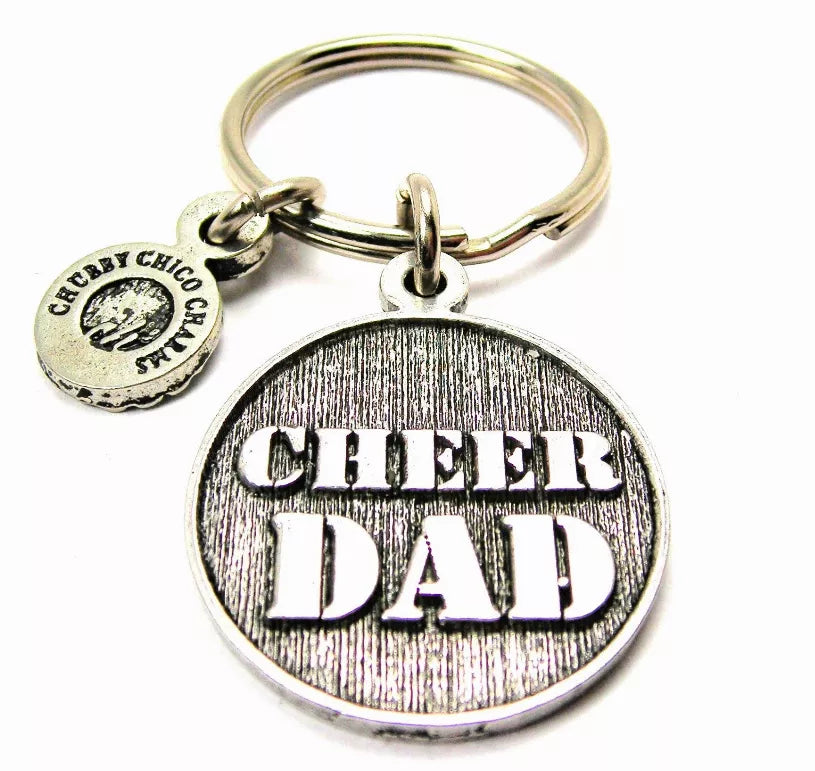 Cheer Dad Key Chain Chico Charms