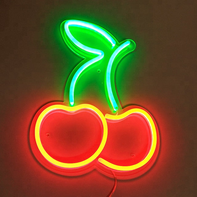 Cherry LED Neon Wall Sign Cocus Pocus