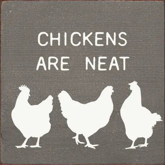 Chickens are neat Sawdust City