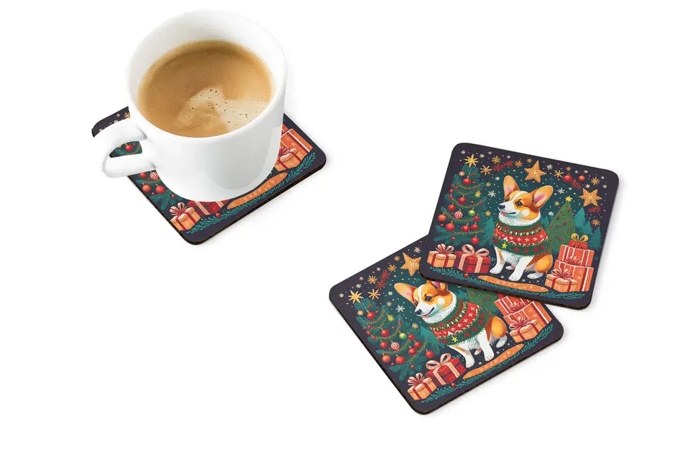 Chihuahua Christmas Foam Coasters Caroline's Treasures