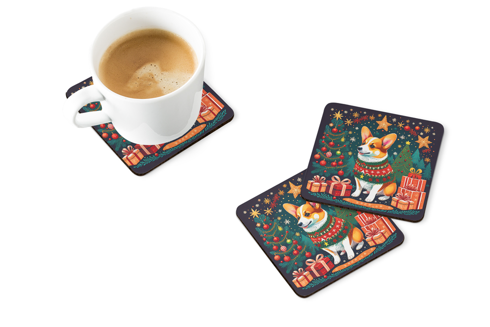 Chihuahua Christmas Foam Coasters Caroline's Treasures