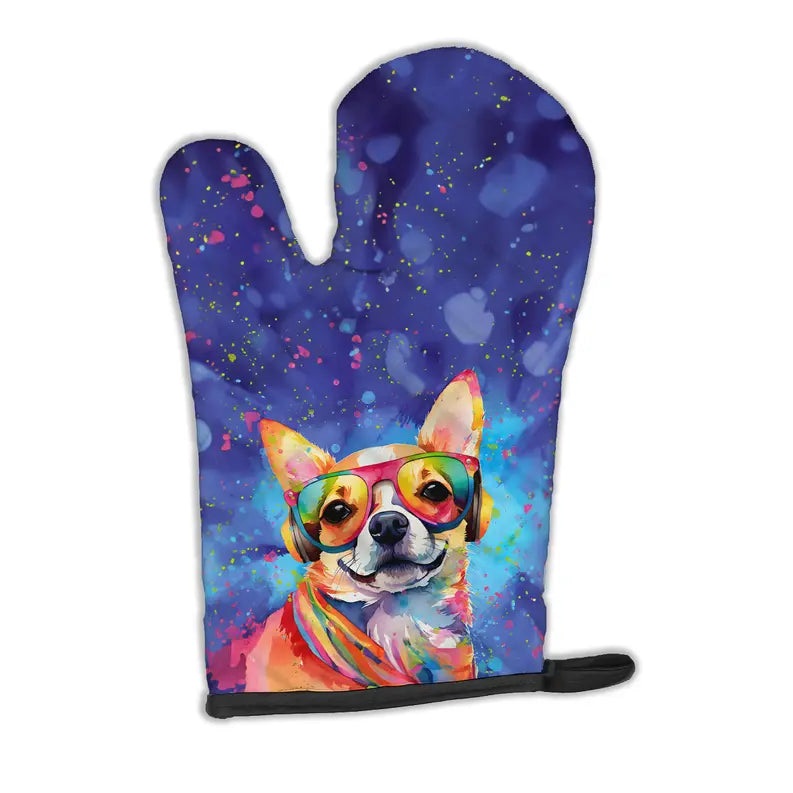 Chihuahua Hippie Dawg Oven Mitt Caroline's Treasures