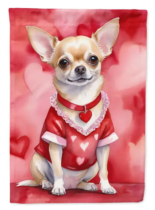 Chihuahua My Valentine Garden Flag Caroline's Treasures