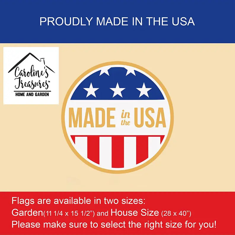 Chihuahua Spring Path Garden Flag Caroline's Treasures