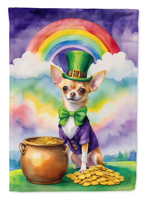 Chihuahua St Patrick's Day Garden Flag Caroline's Treasures