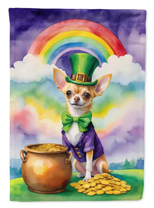 Chihuahua St Patrick's Day Garden Flag Caroline's Treasures