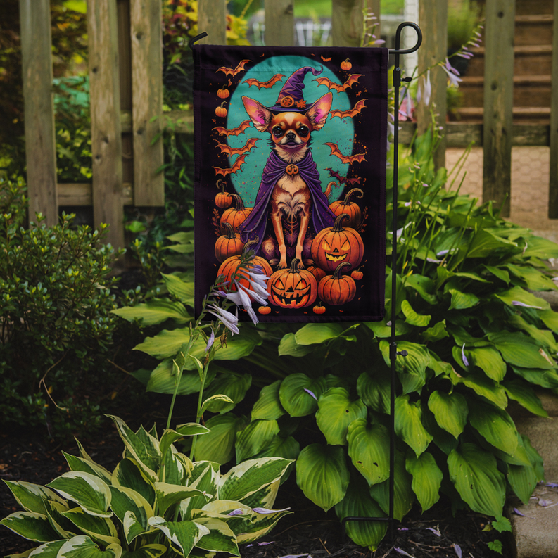 Chihuahua Witchy Halloween Garden Flag Caroline's Treasures