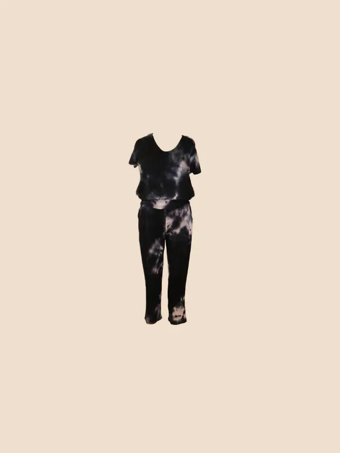 Chill Out Tie Dye Jumpsuit Tru Luv