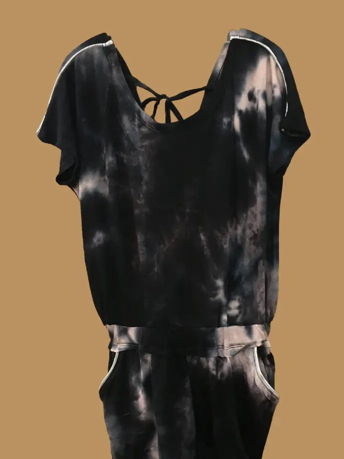 Chill Out Tie Dye Jumpsuit Tru Luv