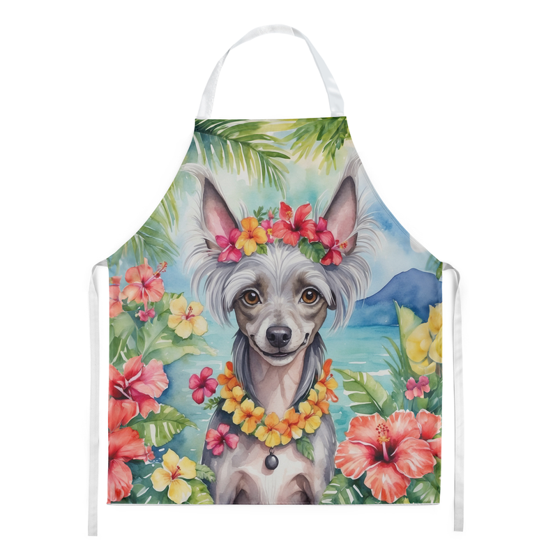 Chinese Crested Luau Apron Caroline's Treasures