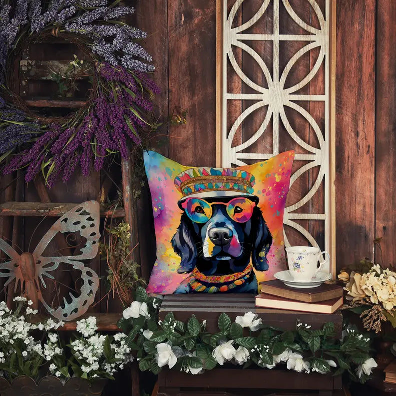 Chocolate Labrador Hippie Dawg Pair of Pot Holders Caroline's Treasures