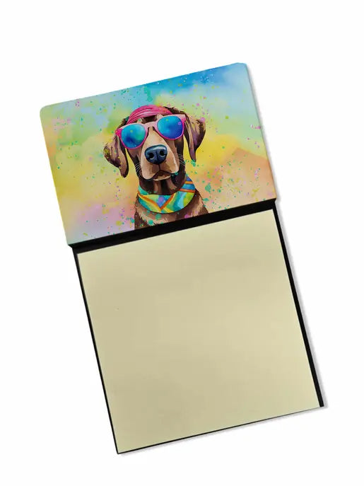 Chocolate Labrador Hippie Dawg Pair of Pot Holders Caroline's Treasures