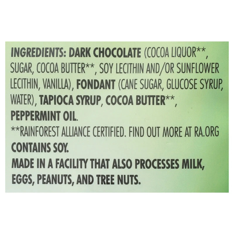 Chocolove - Bites Dark Chocolate Mint Creme - Case Of 8-3.5 Oz Chocolove