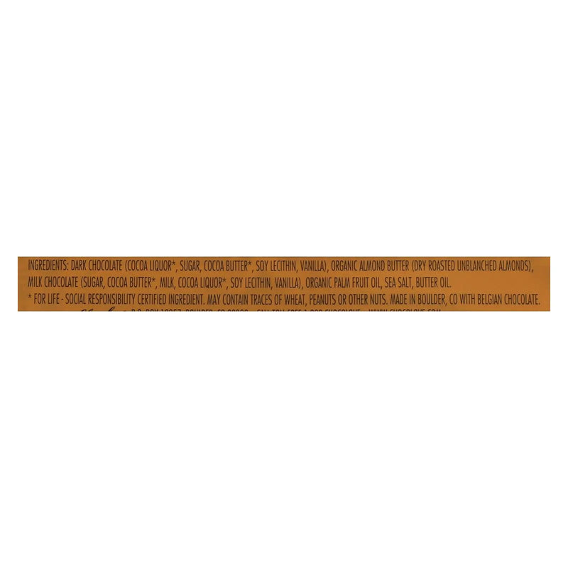 Chocolove - Cup Almond Butter Dark Chocolate - Case Of 10-1.2 Ounces Chocolove