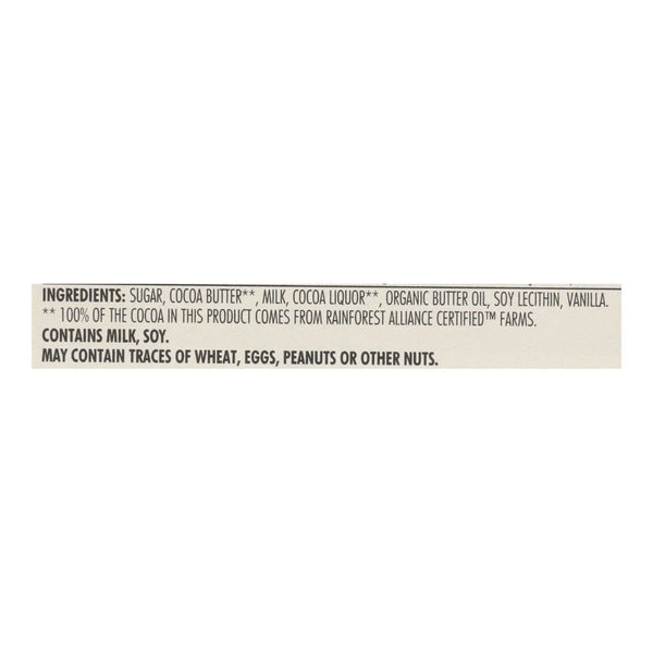 Chocolove Xoxox - Premium Chocolate Bar - Milk Chocolate - Pure - 3.2 Oz Bars - Case Of 12 Chocolove Xoxox