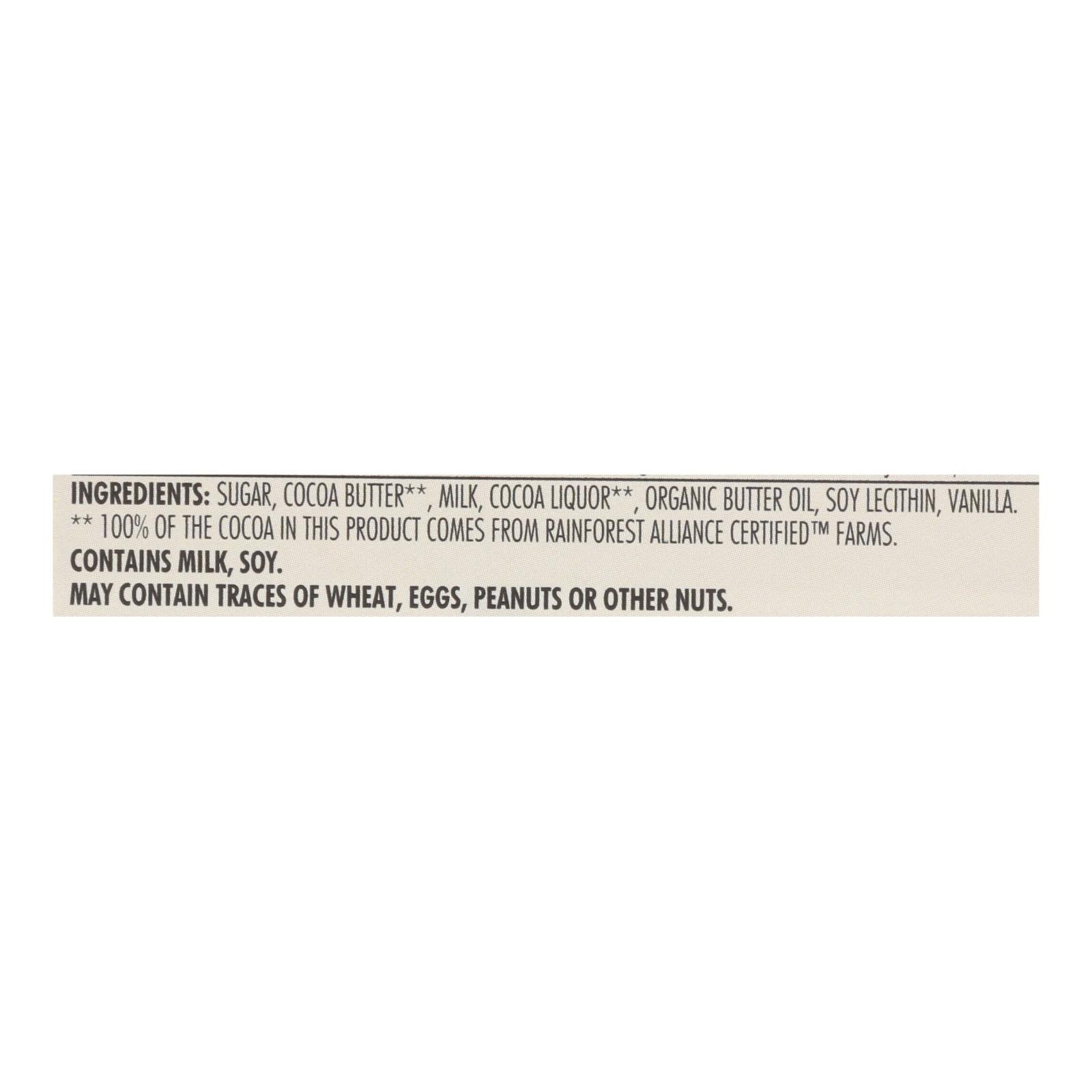Chocolove Xoxox - Premium Chocolate Bar - Milk Chocolate - Pure - 3.2 Oz Bars - Case Of 12 Chocolove Xoxox