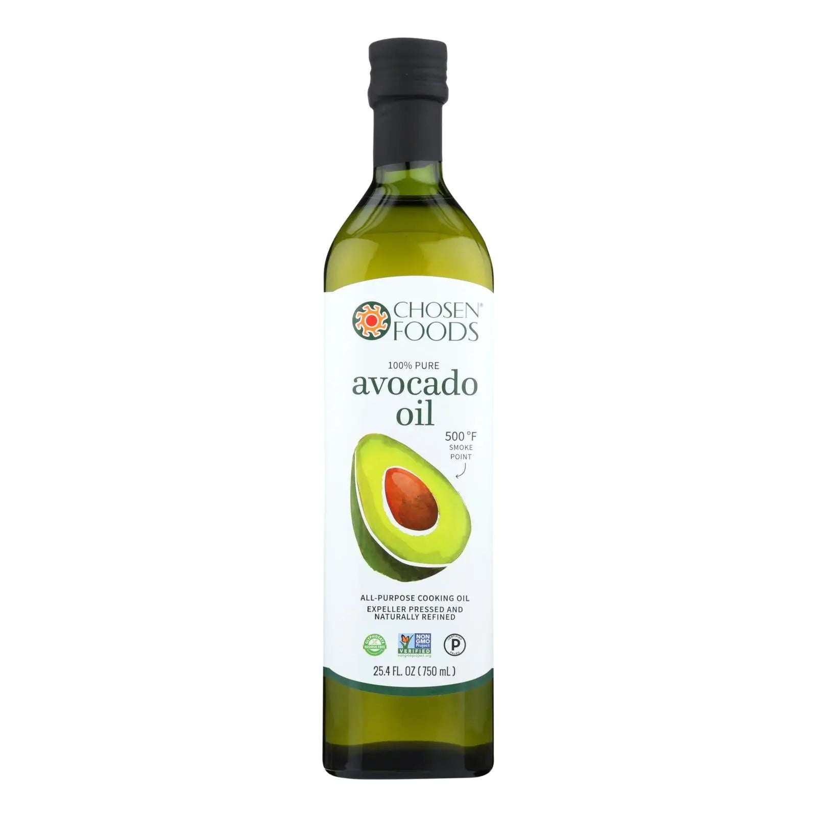 Chosen Foods 100% Pure Avocado Oil - Case Of 6 - 25.4 Fz Chosen Foods
