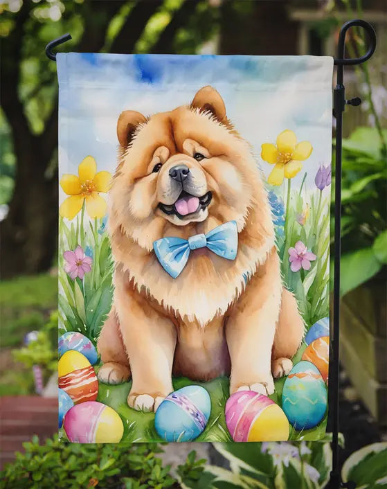 Chow Chow Easter Egg Hunt Garden Flag Caroline's Treasures