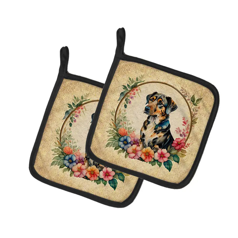 Chow Chow and Flowers Foam Coasters Caroline's Treasures