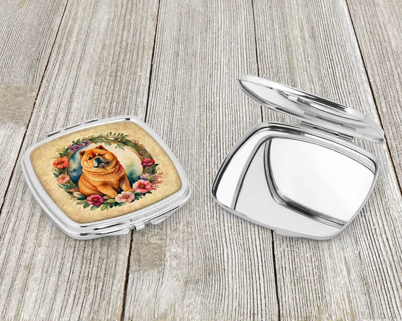 Chow and Compact Mirror Caroline's Treasures
