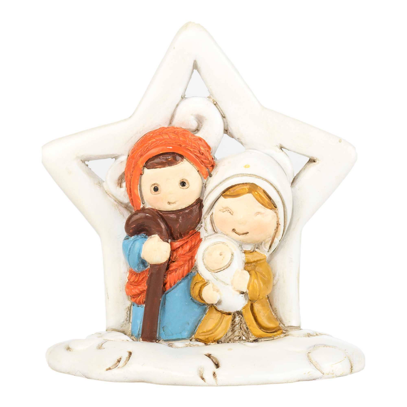 Christmas 1 Piece Holy Family In Star Figurine Dicksons Inc