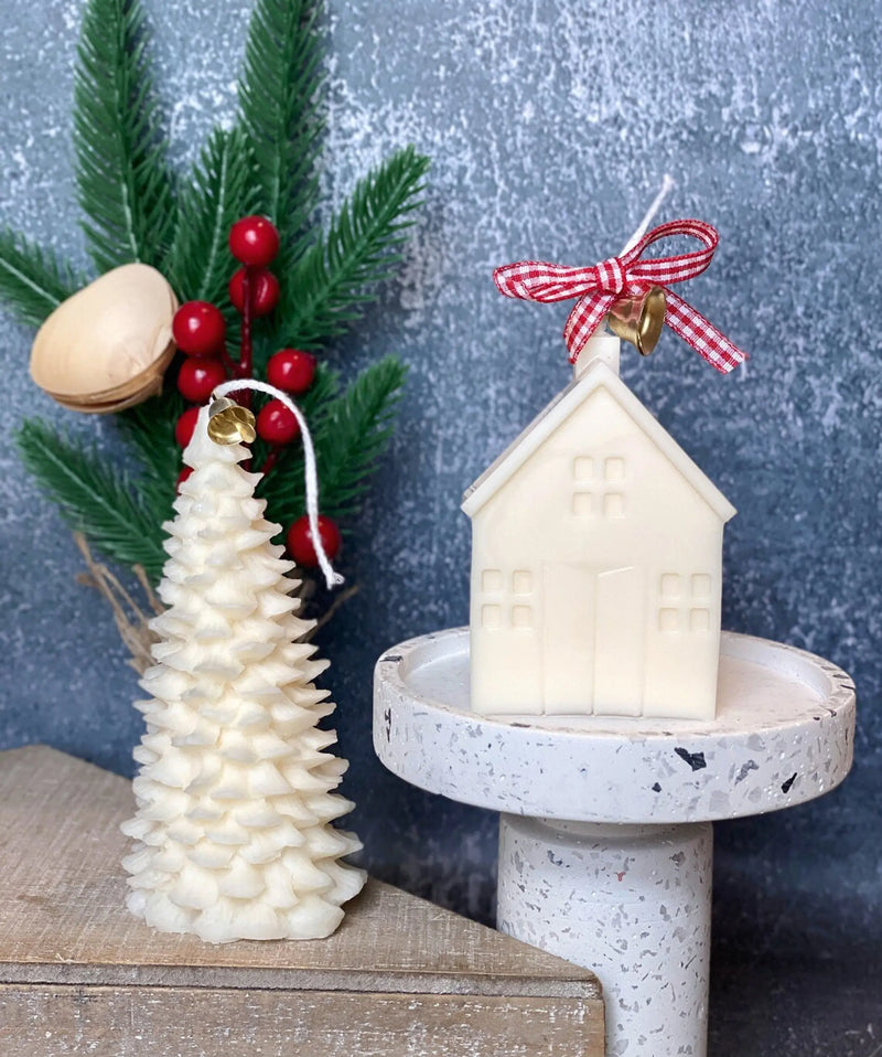 Christmas Cottage Candles | Holiday Decor AmberLane
