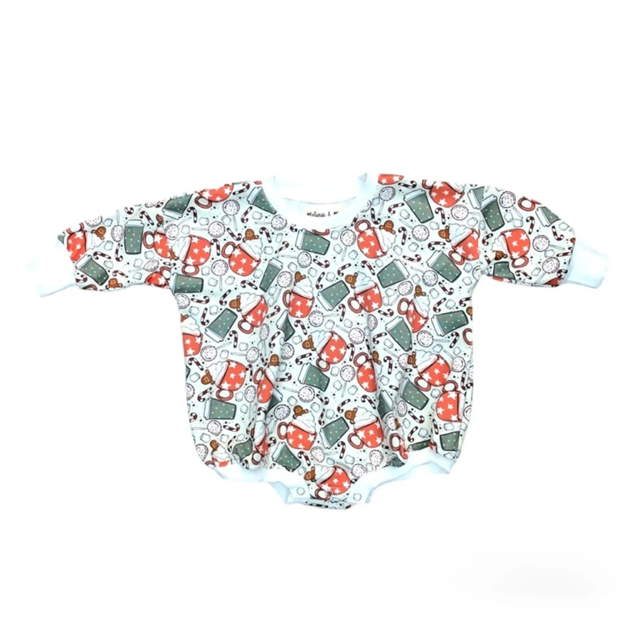 Christmas Delight Bubble Romper Melina & Me