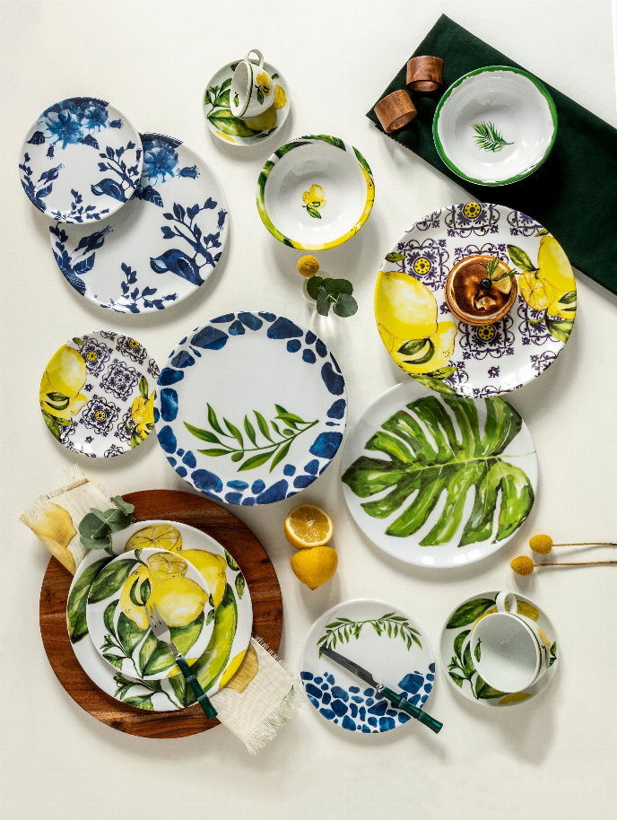 Citrus Melamine Dessert Plate / Set of 4 Monique Store