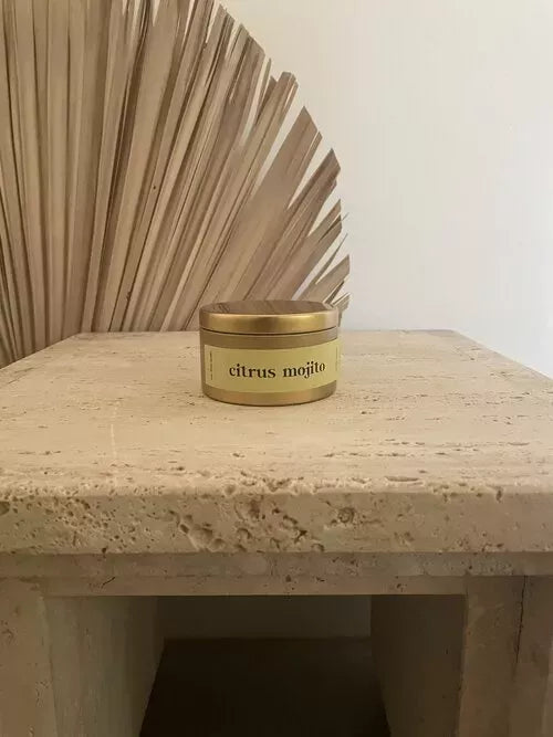Citrus Mojito Candle Bow Down Studio