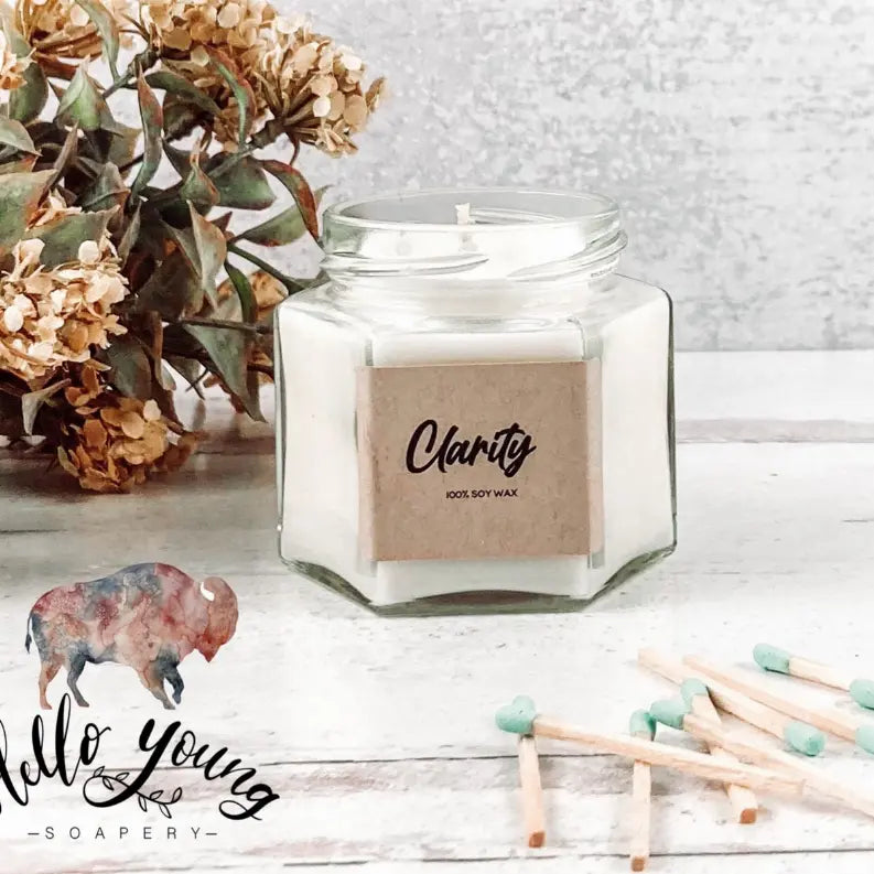 Clarity Candle Hello Young Soapery
