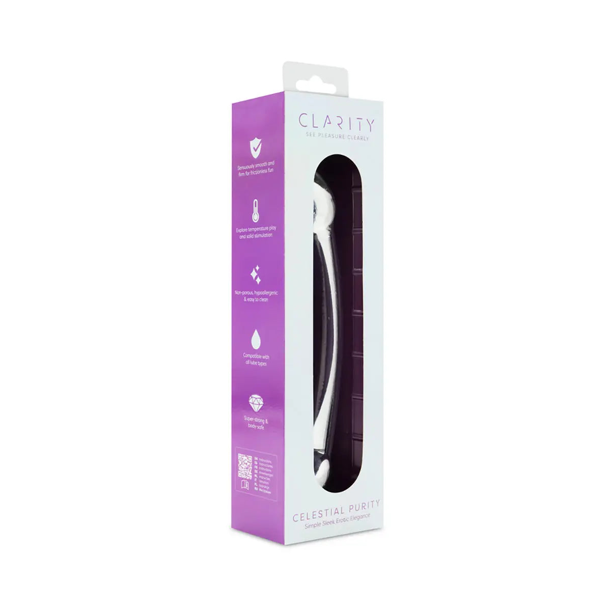 Clarity Celestial Purity Glass Dildo Creative Conceptions