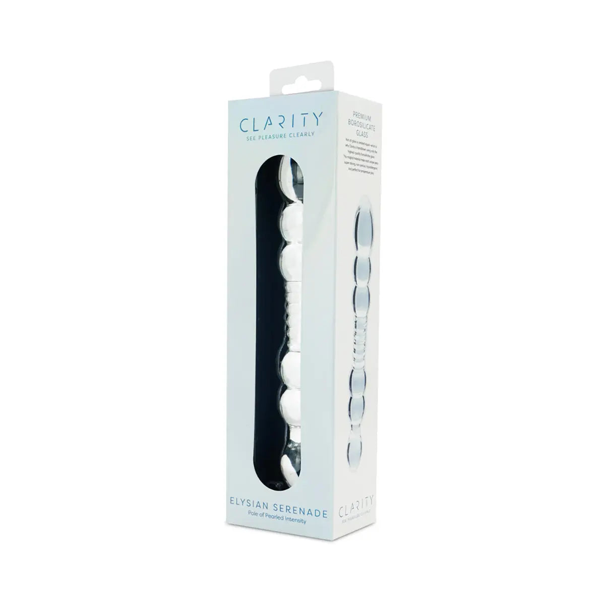 Clarity Elysian Serenade Glass Dildo - GreatEagleInc