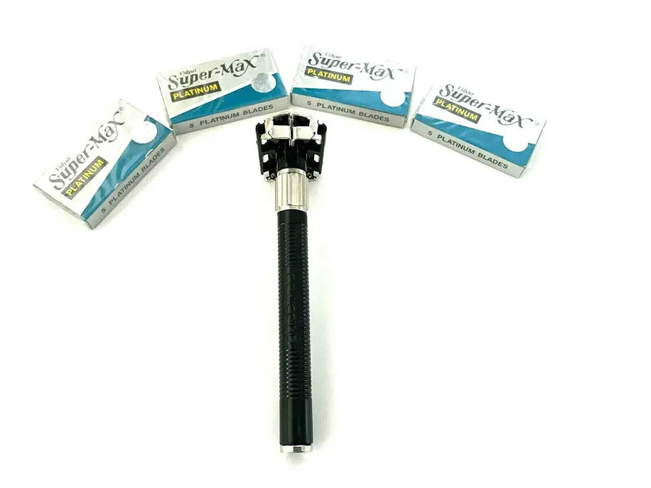 Classic Old Fashion Safety Razor Plus Razor Blades Set Kit Hashir Products