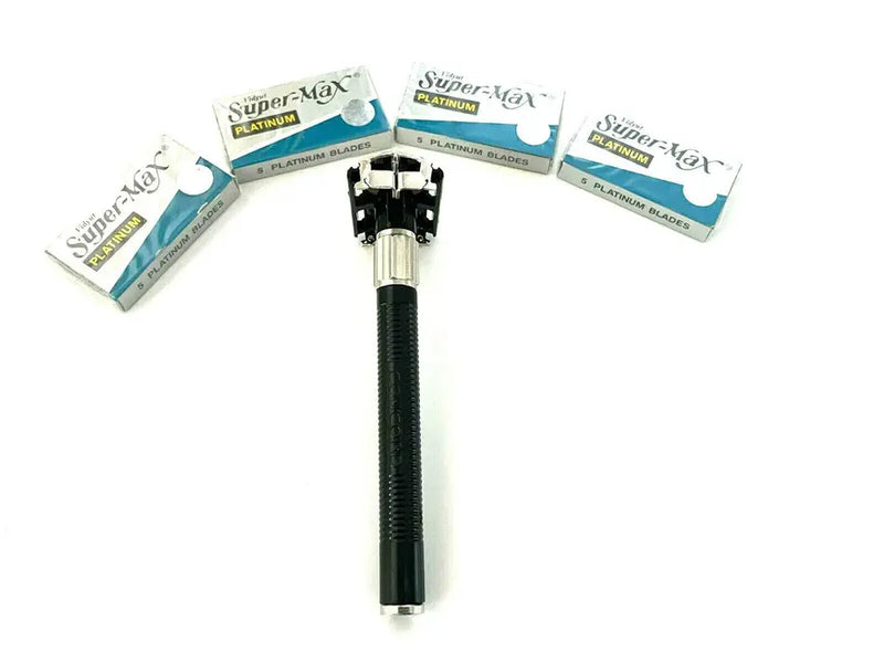 Classic Old Fashion Safety Razor Plus Razor Blades Set Kit Hashir Products