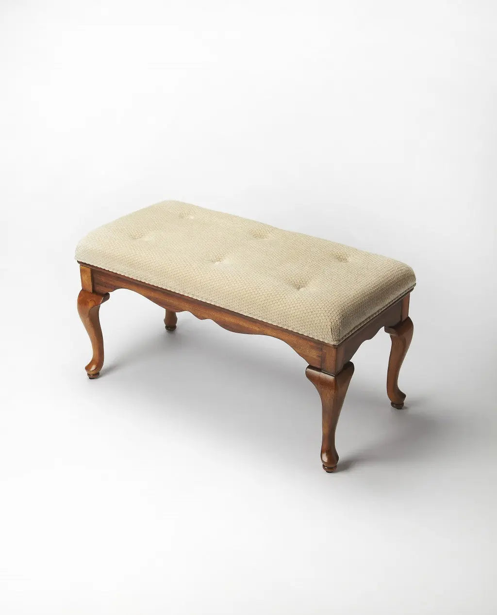 Classic Olive Brown Bench Homeroots Living Room