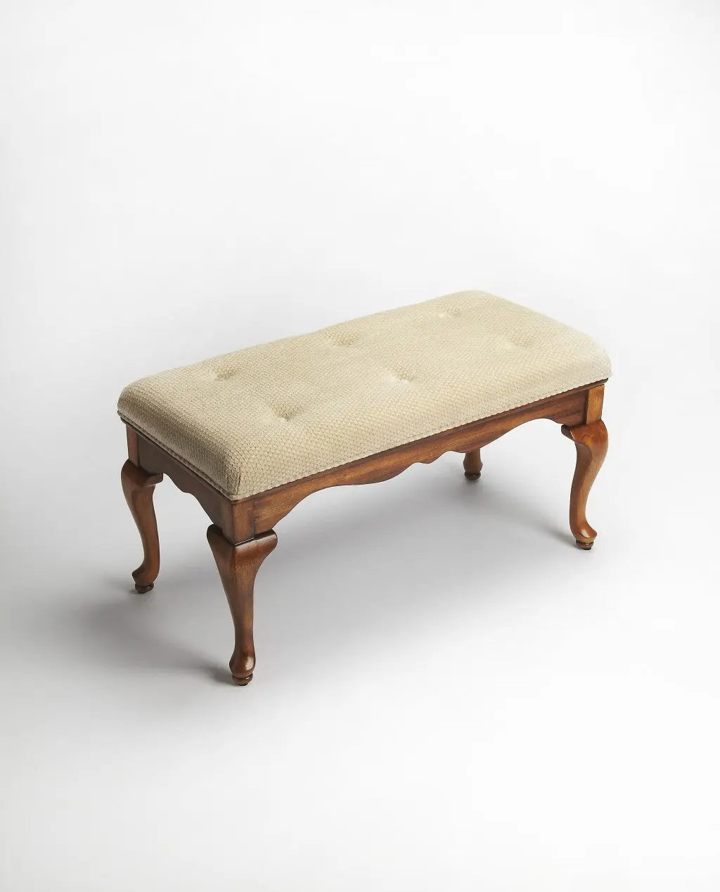 Classic Olive Brown Bench Homeroots Living Room