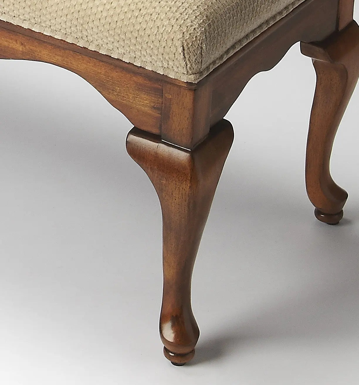 Classic Olive Brown Bench Homeroots Living Room
