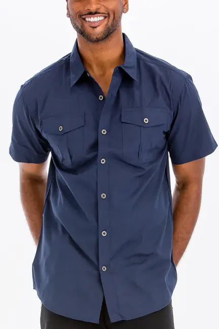 Classic Two Pocket Button Down WEIV