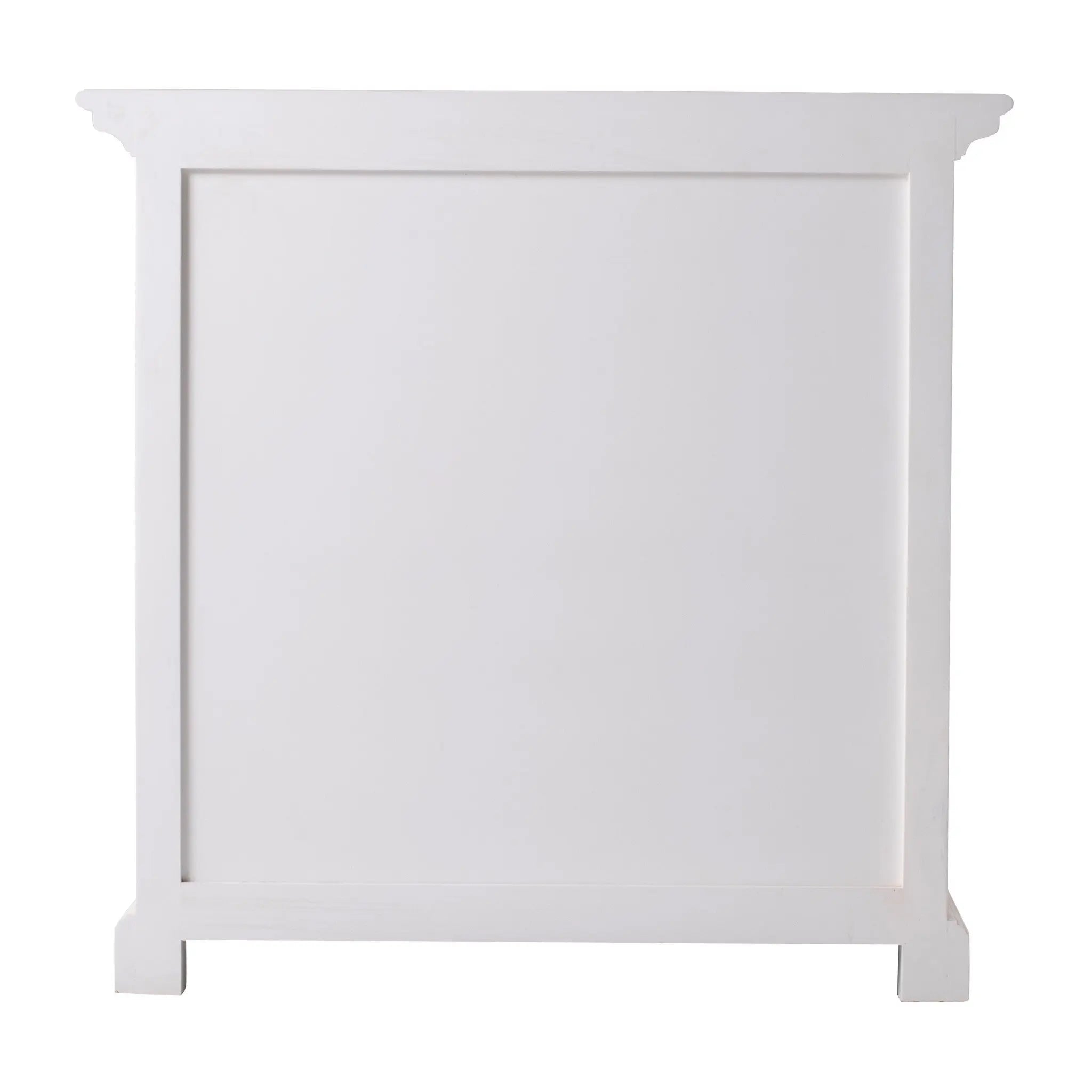 Classic White Large Nightstand With Shelves Homeroots Bed & Bath