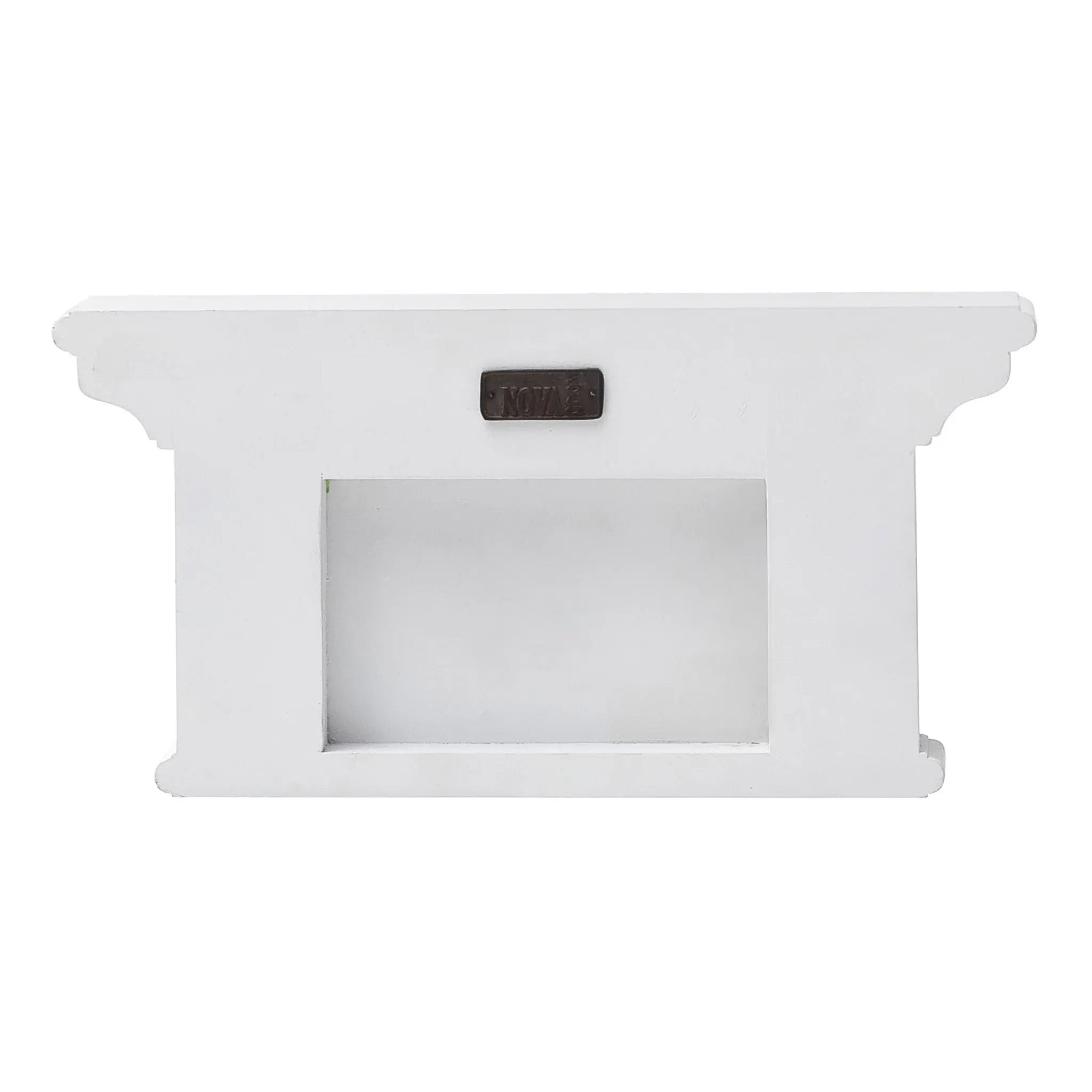 Classic White Two Hook Hanging Coat Rack Homeroots Organization